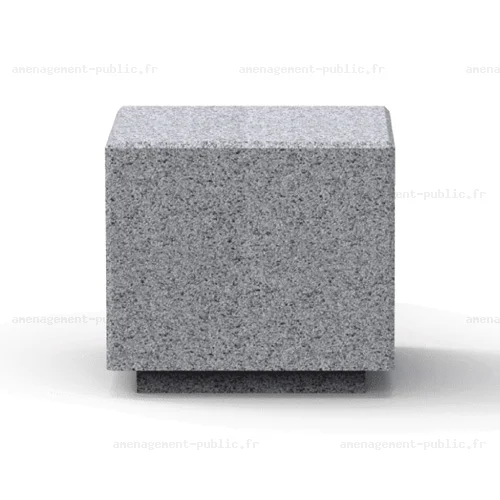 Siège cubique béton